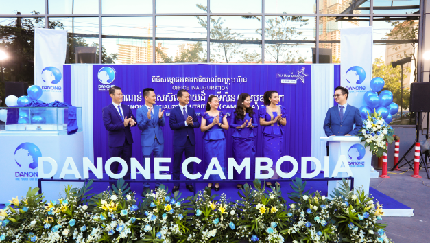 ក្រុមហ៊ុនដាណន់ ស្ពេសស៊លឡាយដ៏ នូទ្រីសិន (ខេមបូឌា) បានសម្ពោធការិយាល័យថ្មីរបស់ខ្លួននៅ TK Central