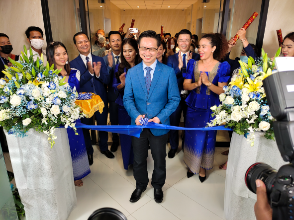 ក្រុមហ៊ុនដាណន់ ស្ពេសស៊លឡាយដ៏ នូទ្រីសិន (ខេមបូឌា) បានសម្ពោធការិយាល័យថ្មីរបស់ខ្លួននៅ TK Central