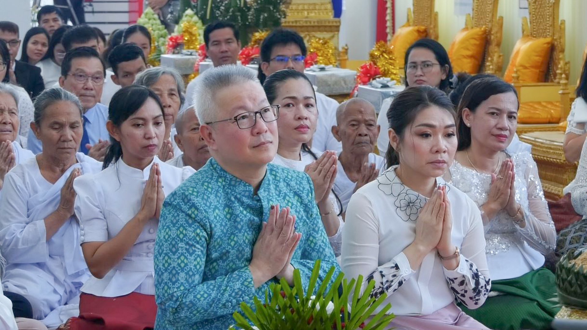 អ្នកឧកញ៉ា គួច ម៉េងលី បើកសម្ពោធអគារសិក្សាថ្មីនៅសែនសុខ