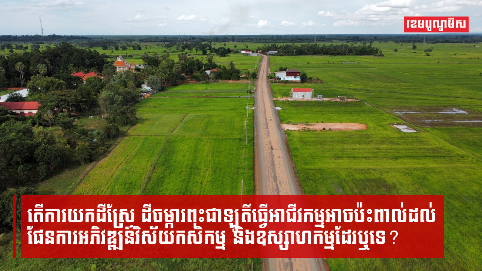 តើការយកដីស្រែ ដីចម្ការពុះជាឡូតិ៍ធ្វើអាជីវកម្មអាចប៉ះពាល់ដល់ផែនការអភិវឌ្ឍន៍វិស័យកសិកម្ម និងឧស្សាហកម្មដែរឬទេ?