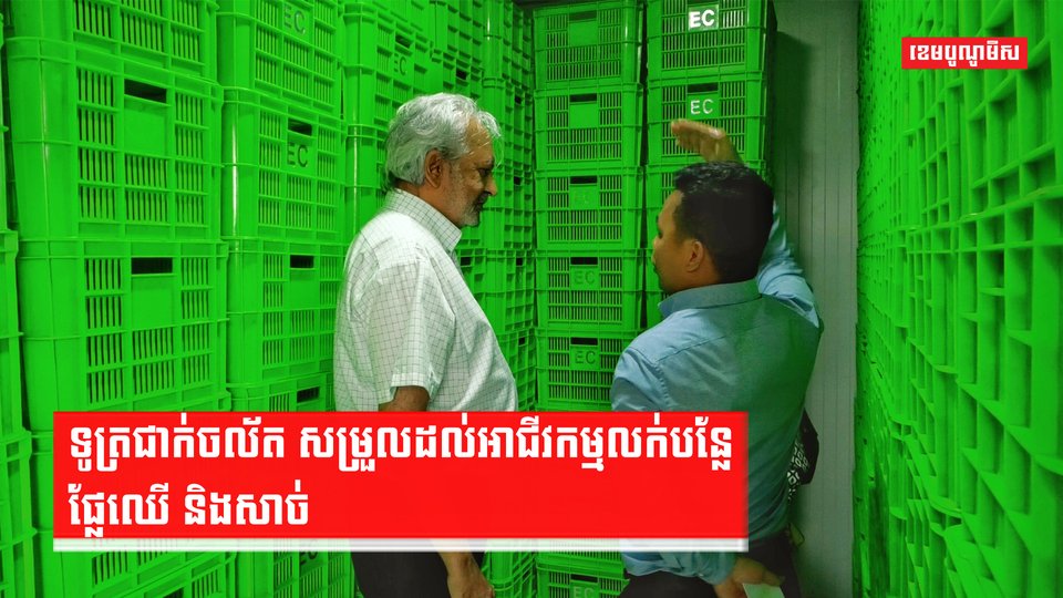 ក្រុមហ៊ុនមួយមានគោលដៅដំឡើងទូត្រជាក់ចល័តនៅតាមផ្សារនានាទូទាំងប្រទេស ដើម្បីសម្រួលដល់អាជីវករទុកដាក់បន្លែ ផ្លែឈើ និងសាច់