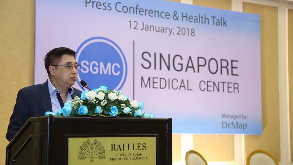 លោក Anthony Jude Tan ប្រធាន Singapore Medical Center (SGMC)
