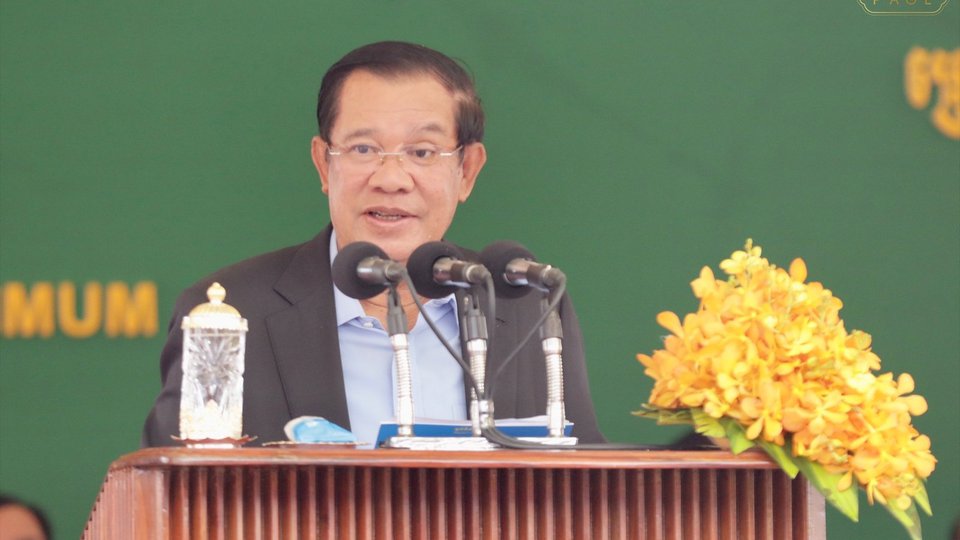 សម្តេចតេជោ ហ៊ុន សែន អញ្ជើញសម្ពោធដាក់ឱ្យប្រើប្រាស់ មន្ទីរពេទ្យមិត្តភាពកម្ពុជា-ចិនត្បូងឃ្មុំ  រូបភាព៖ SPM Page