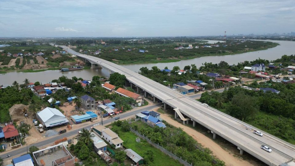 គម្រោងស្ថាបនាផ្លូវក្រវាត់ក្រុងទី៣ សម្រេចការសាងសង់បានប្រមាណ ៧៤% រូបភាព៖ ក្រសួងសាធារណៈការ