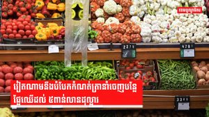 វៀតណាមនឹងបំបែកកំណត់ត្រានាំចេញបន្លែ ផ្លែឈើដល់ ៥ពាន់លានដុល្លារ