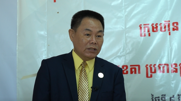 លោក គុជ សេដ្ឋា ប្រធានគ្រប់គ្រងទូទៅ នៃក្រុមហ៊ុន ឃែស យូ អាប់ ប