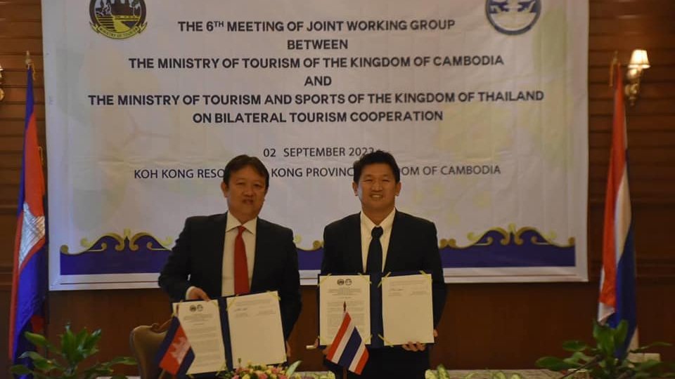 កម្ពុជា-ថៃឯកភាពលើផែនការសកម្មភាពជាង១០ចំណុច ដើម្បីរួមគ្នាបង្កើនកិច្ចសហប្រតិបត្តិការស្ដារទេសចរណ៍ឡើងវិញ
