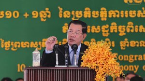 សម្ដេចតេជោ ហ៊ុន សែន នាយករដ្ឋមន្រ្តីនៃកម្ពុជា