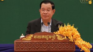 សម្តេចតេជោ ហ៊ុន សែន នាយករដ្ឋមន្រ្តីនៃកម្ពុជា