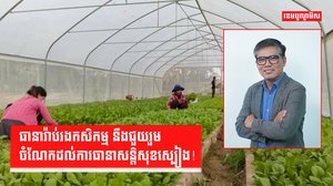 ធានារ៉ាប់រងកសិកម្ម នឹងជួយរួមចំណែកដល់ការធានាសន្តិសុខស្បៀង!