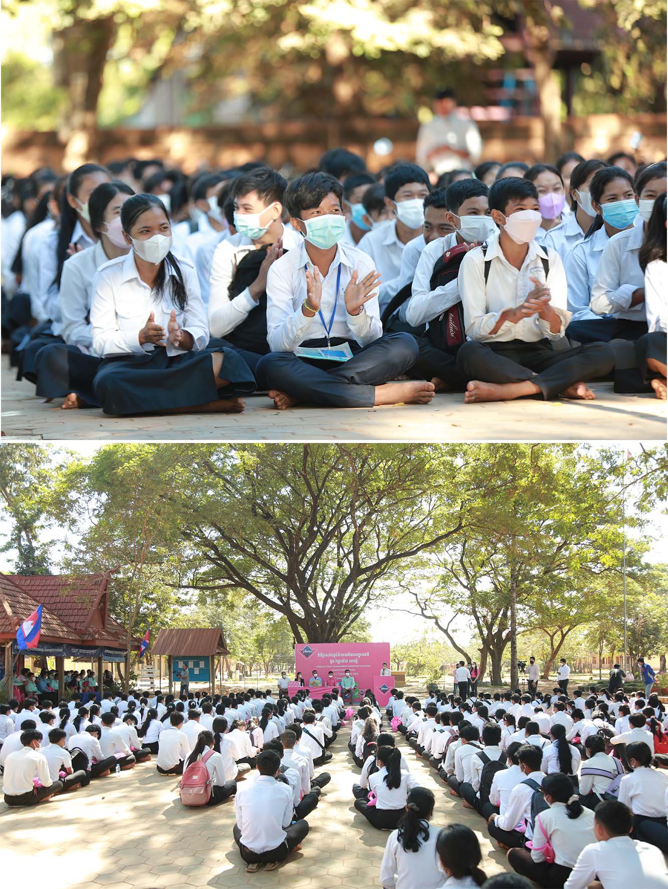ក្រុមហ៊ុនលីប្រេស្ស (Libresse®) បានឧបត្ថម្ភបន្ទប់ទឹកអនាម័យ ចំនួន ២ខ្នង មាន ៥បន្ទប់ ជូនដល់វិទ្យាល័យ សាមគ្គី ជាសាលារៀនជនបទមួយស្ថិតក្នុងស្រុកជីក្រែង ខេត្តសៀមរាប