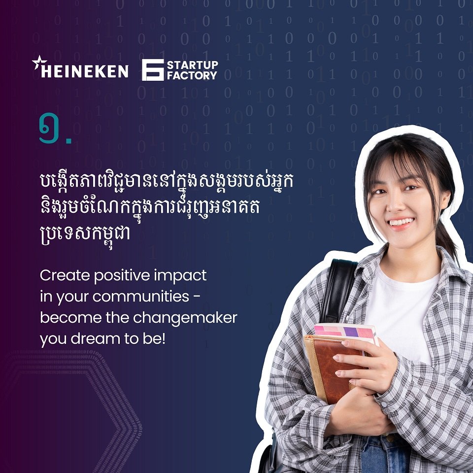 ក្រុមហ៊ុន ហ៊ិននីគែន ខេមបូឌា អំពាវនាវឱ្យអ្នកមានគំនិតច្នៃប្រឌិតចូលរួមក្នុងកម្មវិធីប្រកួតប្រជែងថ្មីមួយ ដើម្បីលើកកម្ពស់ការពិសាដោយការទទួលខុសត្រូវ