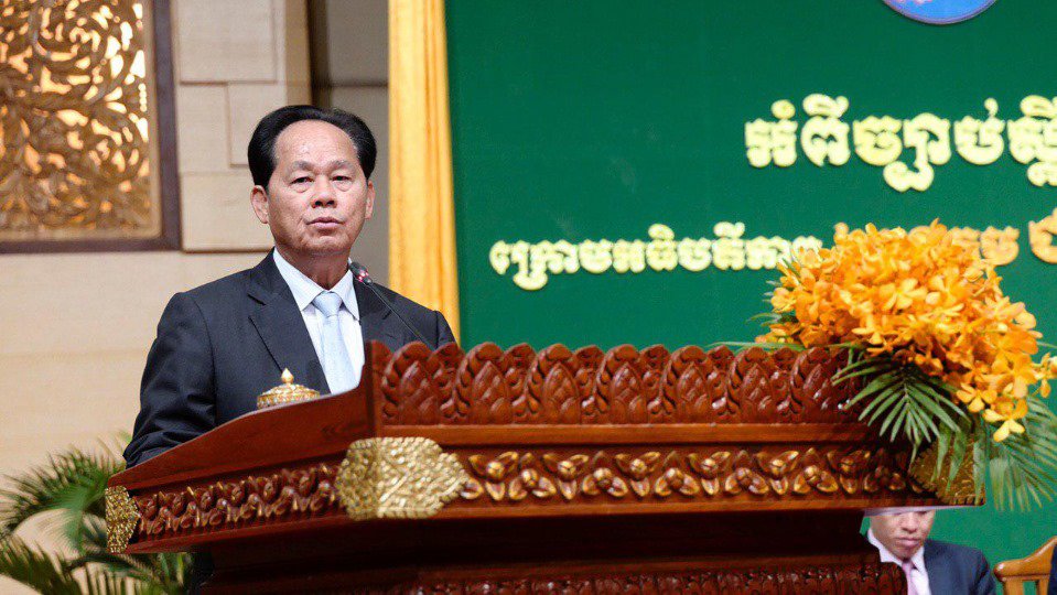 ឯកឧត្តម ជា សុផារ៉ា រដ្ឋមន្ត្រី​ក្រសួង​រៀបចំដែនដី នគរូបនីយកម្ម និងសំណង់ (រូបភាព៖ ខេមបូណូមីស)