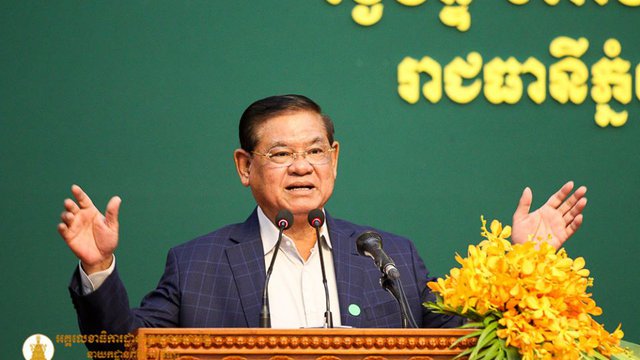 សម្តេច ស ខេង៖ការហាមឃាត់ការធ្វើដំណើរឆ្លងកាត់ពីខេត្តមួយទៅខេត្តមួយ មិនអាចធានាបានថាធ្វើបាន១០០%ទេ(រូបភាពពី ផេកក្រសួងមហាផ្ទៃ)