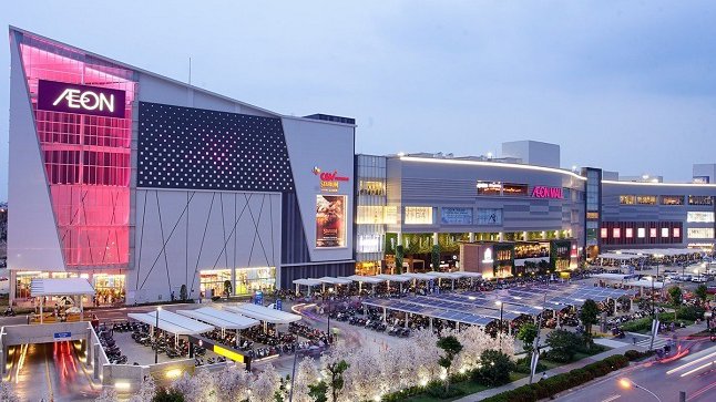 ផ្សារទំនើប​ AEON មួយកន្លែង​នៅក្នុងទីក្រុង​ ហូជីមិញ ។