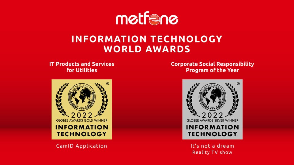 មិត្តហ្វូន (Metfone) ក្រុមហ៊ុនទូរគមនាគមន៍ និងបច្ចេកវិទ្យាឌីជីថលឈានមុខគេនៅកម្ពុជា បានឈ្នះពានរង្វាន់ចំនួនពីរផ្សេងគ្នាបន្ថែមទៀត