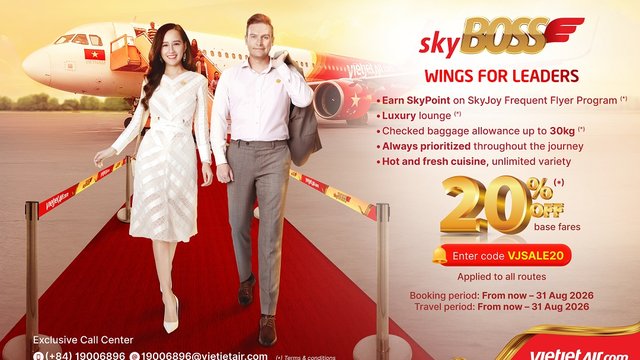 Vietjet កំពុងលក់សំបុត្របញ្ចុះតម្លៃចំនួន ១២ លានសំបុត្រ ផ្តល់ជូនជម្រើសធ្វើដំណើរថ្មីទៅកាន់អឺរ៉ុប