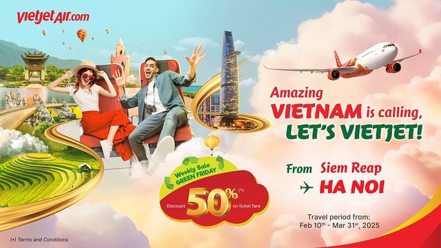 * ផ្លូវហោះហើរផ្ទាល់ថ្មីចំនួនបួនពីប្រទេសវៀតណាមទៅកាន់ទីក្រុងប៉េកាំង និងក្វាងចូវរបស់ប្រទេសចិន