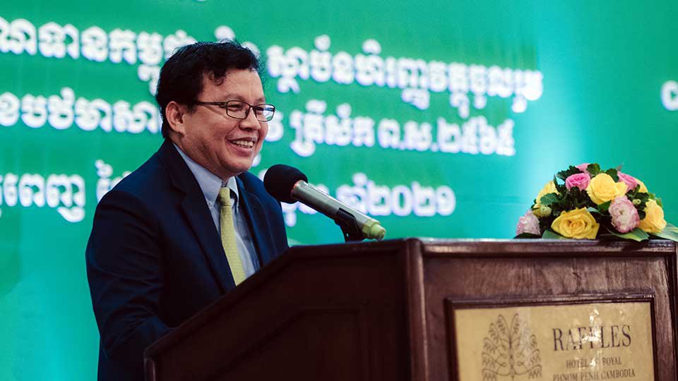 ឯកឧត្តម រស់ សីលវ៉ា រដ្ឋលេខាធិការនៃក្រសួងសេដ្ឋកិច្ច និងហិរញ្ញវត្ថុ និងជាប្រធានក្រុមប្រឹក្សាភិបាលរបស់ CGCC ។