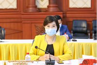 តំណាងអង្គការសុខភាពពិភពលោកនៅប្រទេសកម្ពុជា លោកស្រី វេជ្ជបណ្ឌិត លី អៃឡាន   រូបភាព៖ អគ្គលេខាធិកាដ្ឋានក្រសួងមហាផ្ទៃ