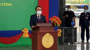 ឯកឧត្តម វង្សី វិស្សុត រដ្ឋមន្ត្រីប្រតិភូអមនាយករដ្ឋមន្ត្រី និងជារដ្ឋលេខាធិការប្រចាំការក្រសួងសេដ្ឋកិច្ចនិងហិរញ្ញវត្ថុ (រូបភាព៖ អេង ថារិទ្ធ/ខេមបូណូមីស)