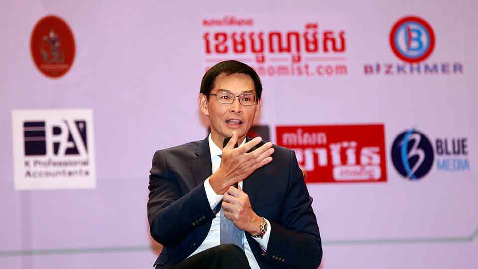 លោក Chanitr Charnchainarong ប្រធាន​ក្រុមប្រឹក្សា​ធុរកិច្ច​ថៃ-កម្ពុជា។