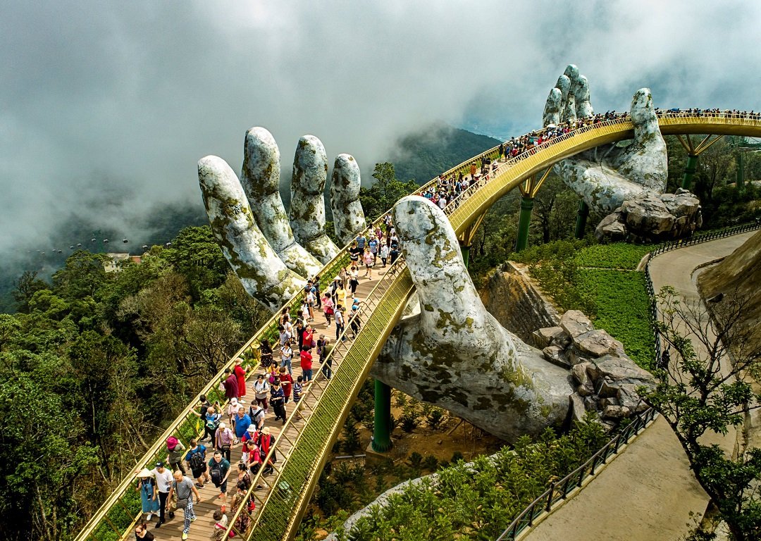 Golden Bridge in Da Nang