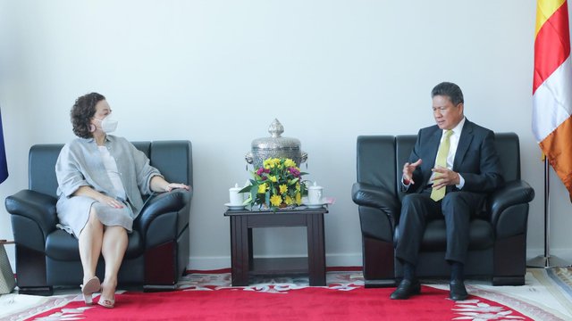 ជំនួបរវាង ឯកឧត្តមទេសរដ្ឋមន្ត្រី ស៊ុន ចាន់ថុល និង ប្រតិភូកម្មវិធីអភិវឌ្ឍន៍សហប្រជាជាតិ (UNDP) ប្រចាំនៅកម្ពុជា