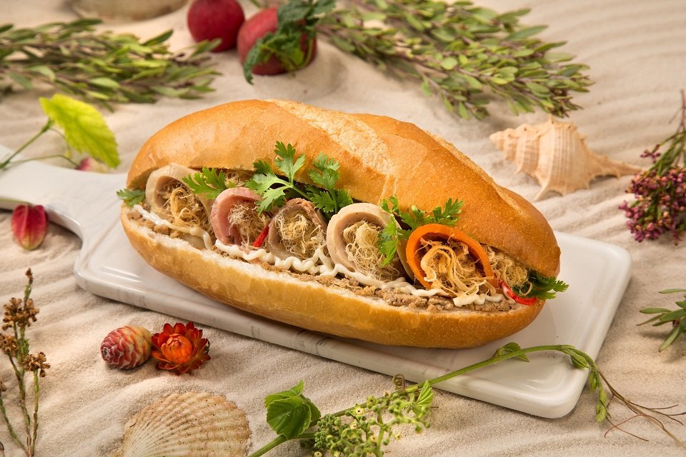 Inflight meal 'Banh Mi'