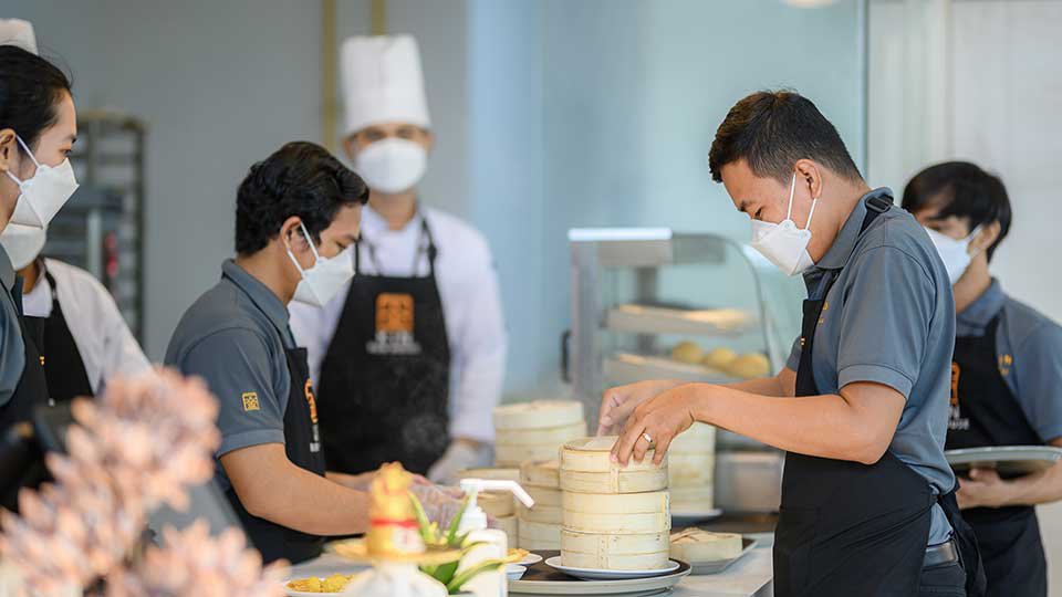 ភោជនីយដ្ឋាន KIN Bun House បម្រើមុខម្ហូប​ឌីមសាំ​ដែល​មាន​រសជាតិ​ស្តង់ដារ​អន្តរជាតិ ។