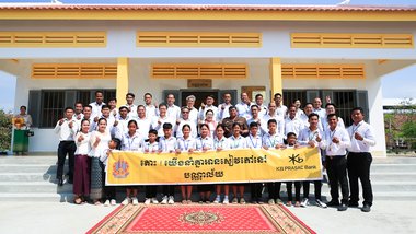 ធនាគារ ខេប៊ីប្រាសាក់ សម្ពោធដាក់ឱ្យប្រើប្រាស់អគារបណ្ណាល័យទី 47 ស្ថិតក្នុងខេត្តកំពង់ឆ្នាំង