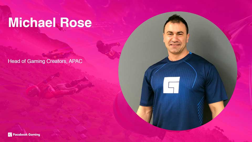 លោក Michael Rose ប្រធានផ្នែកអ្នកបង្កើតហ្គេមប្រចាំតំបន់អាស៊ីប៉ាស៊ីហ្វិករបស់ក្រុមហ៊ុន Facebook