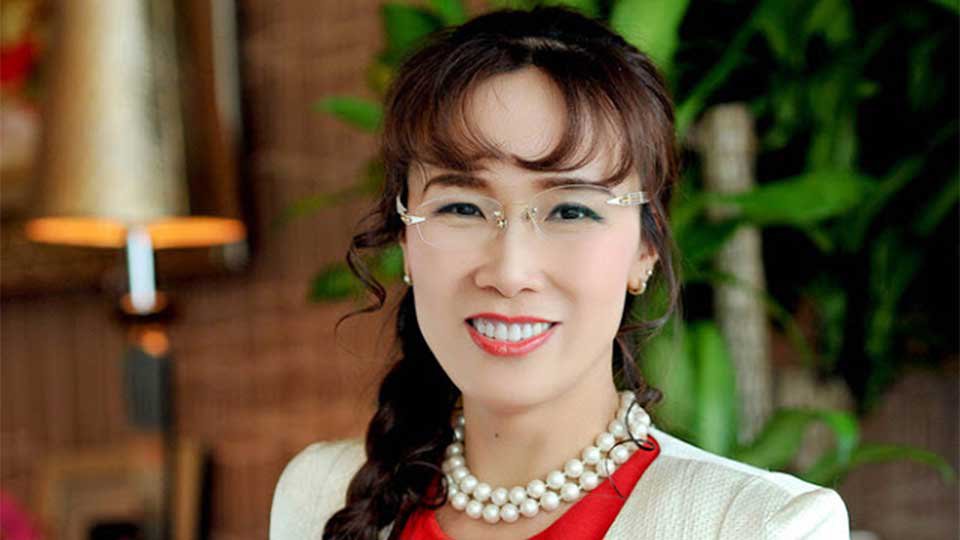 អ្នកស្រី Nguyen Thi Phuong Thao អគ្គនាយិកា​ក្រុមហ៊ុន​អាកាសចរណ៍ VietJet របស់​វៀតណាម។