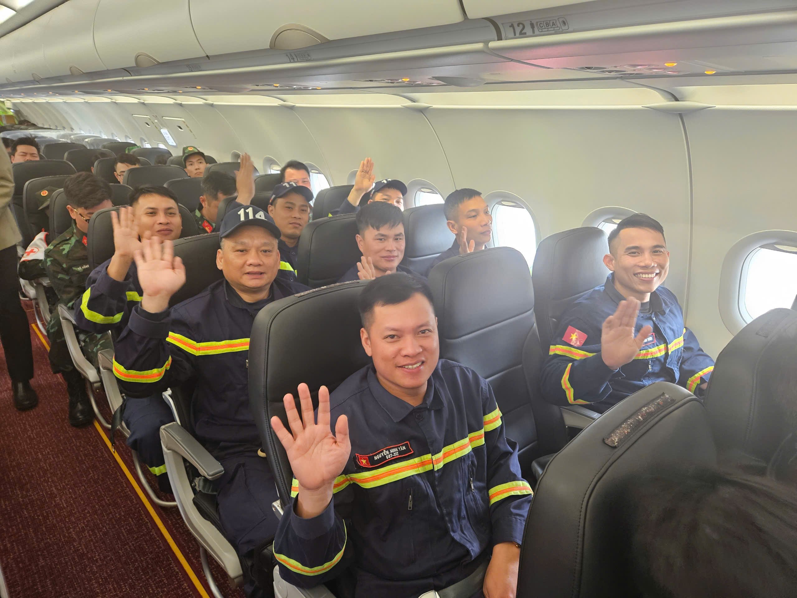 People's police officers are a part of the rescue team