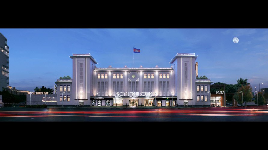 ស្ថានីយ អាយស្ម័យាន​ភ្នំពេញ​ នឹង​ប្រែក្លាយជា​អគារ​ពាណិជ្ជកម្មដ៏​ទំនើប ឈ្មោះថា Royal Train Square។