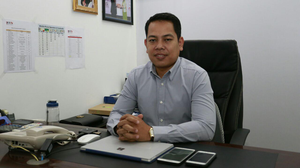 លោក សន សៀប ស្ថាបនិក និងជាប្រធានក្រុមហ៊ុនអចលនទ្រព្យ Key Real Estate ( រូបថត៖ ហេង ភិរម្យ)