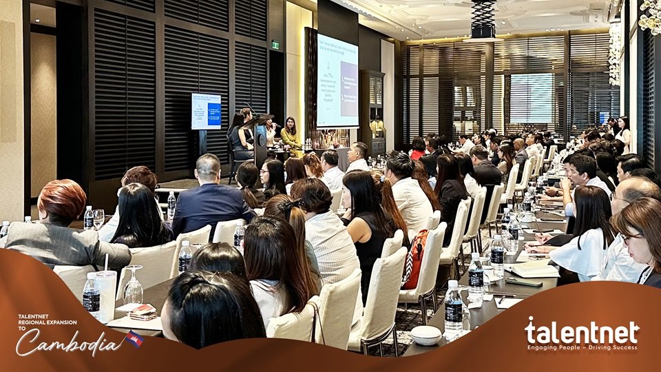 Talentnet event highlighting survey findings