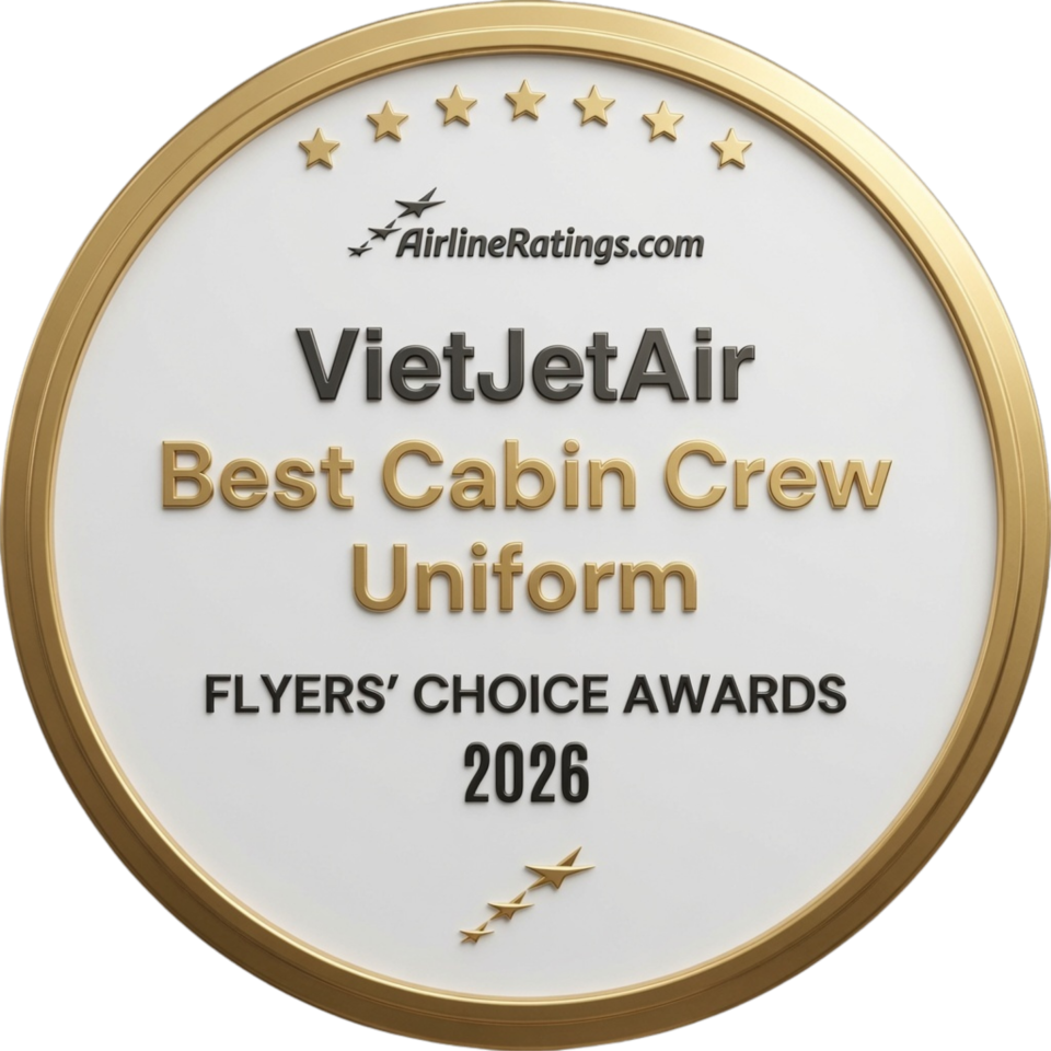 Vietjet - Best Cabin Crew Uniform 2026 by AirlineRatings