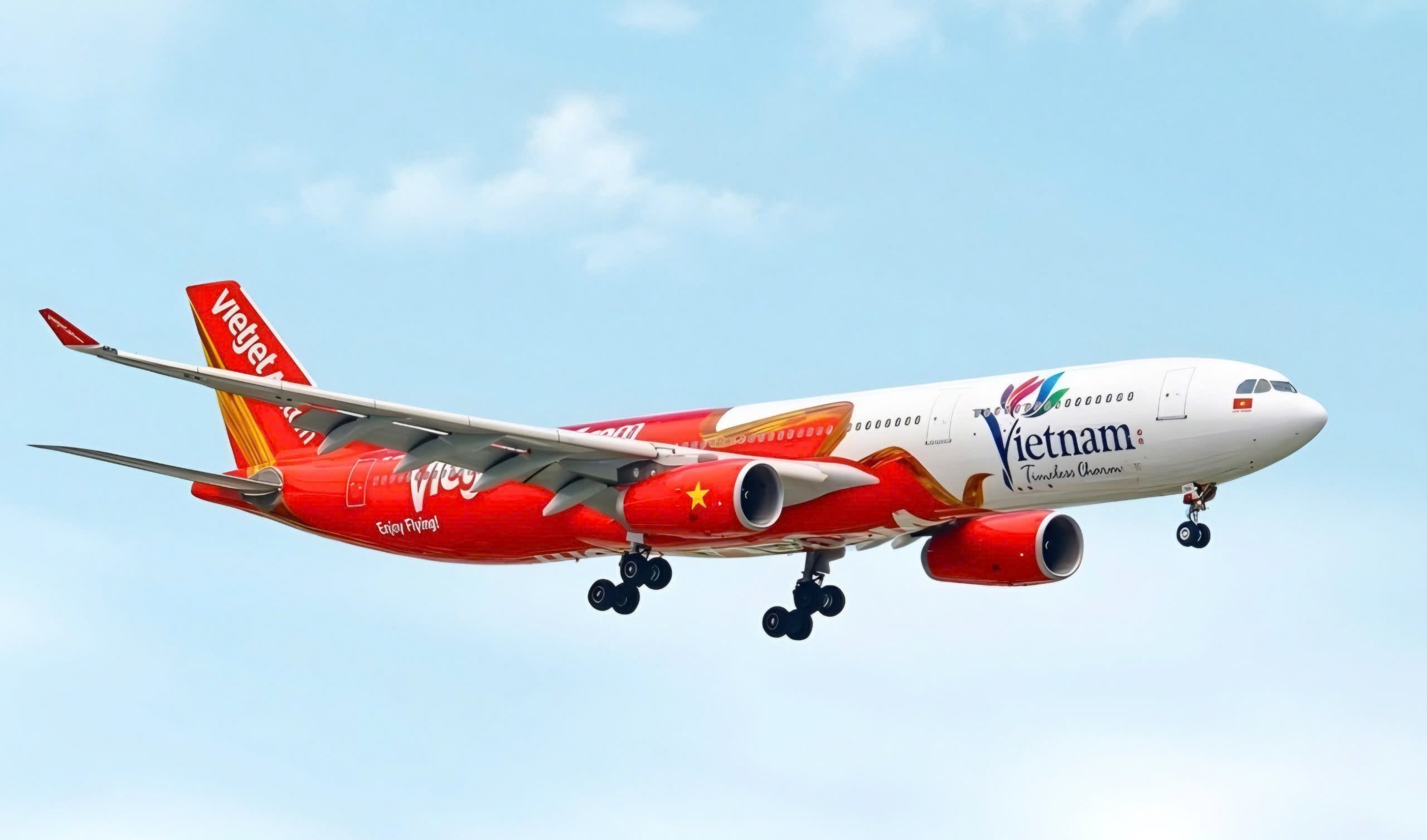 Vietjet aircraft take off