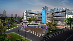 រូបគំនូស​ប្លង់​ 3D នៃ​គម្រោង​ផ្សារ​ទំនើប View Park Mall ។