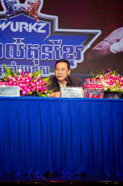 ឯកឧត្តម តែម ម៉ឺន ប្រធានសហព័ន្ធកីឡាប្រដាល់គុនខ្មែរ