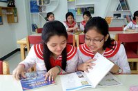 សកម្មភាពនៅក្នុងថ្នាក់រៀន​នៃ​សាលាឯកជន ​អន្តរទ្វីបអាមេរិកាំង។ រូបភាពឯកសារ