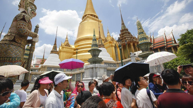 ថៃរំពឹងទទួលបានភ្ញៀវទេសចរ ៤០លាននាក់ និងចំណូលជាង ៦៧ ពាន់លានដុល្លារ នៅឆ្នាំ២០២០ (រូបភាព៖ បាងកកប៉ុស្ដិ៍)