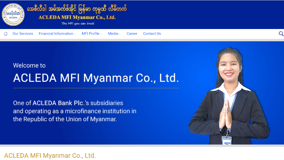 ៦ឆ្នាំ វិនិយោគនៅមីយ៉ាន់មី គ្រឹះស្ថានមីក្រូហិរញ្ញវត្ថុ អេស៊ីលីដា ពង្រីកខ្លួនបាន ១២ សាខា
