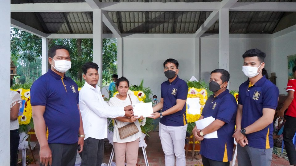 បុរី មេគង្គ លែនសូមចូលរួមរំលែកទុក្ខនូវការបាត់បង់សមាជិកគ្រួសារ របស់គ្រួសារសពជនរងគ្រោះ ករណីលិចទូកនៅខេត្តកណ្តាល