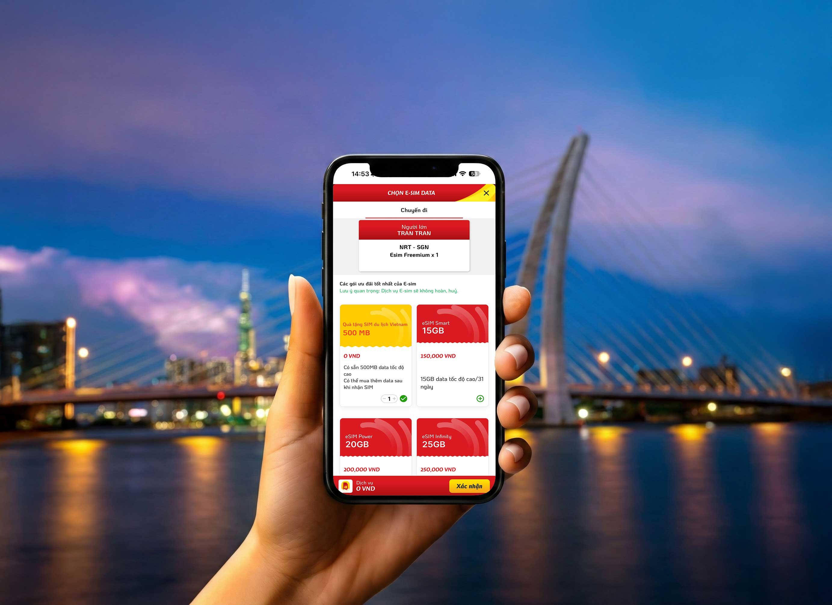 eSIM Vietjet 1
