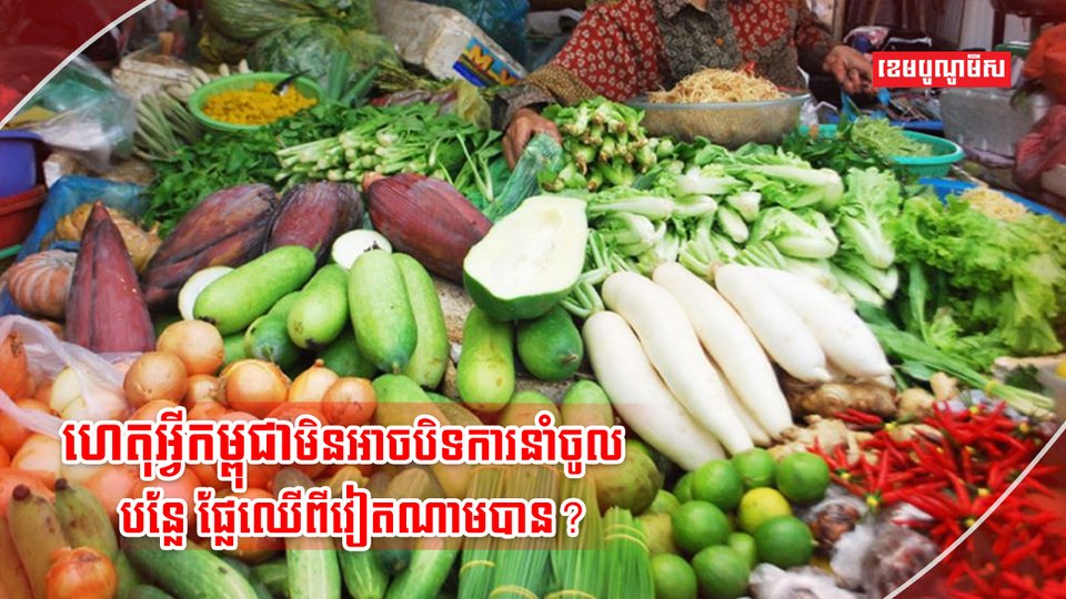 ការនាំចូលបន្លែ
