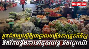 ការនាំចូលបន្លែ