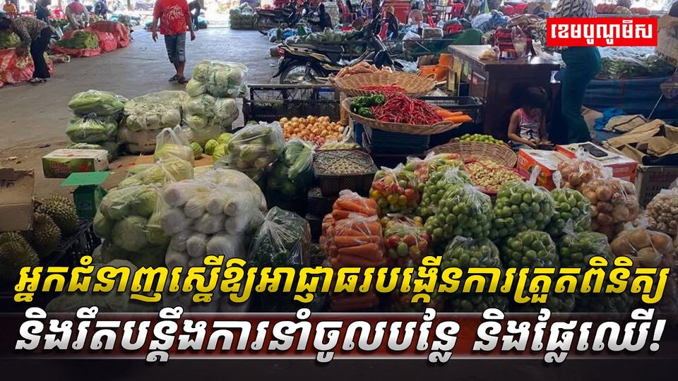 ការនាំចូលបន្លែ