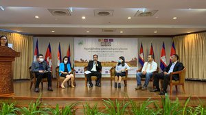 កិច្ចប្រជុំស្តីអំពី «កសិកម្មប្រកបដោយចីរភាពឆ្នាំ២០២២» កាលពីថ្ងៃទី១០ ខែកុម្ភៈ ឆ្នាំ២០២២ នៅទឹកដីខេត្តសៀមរាប។